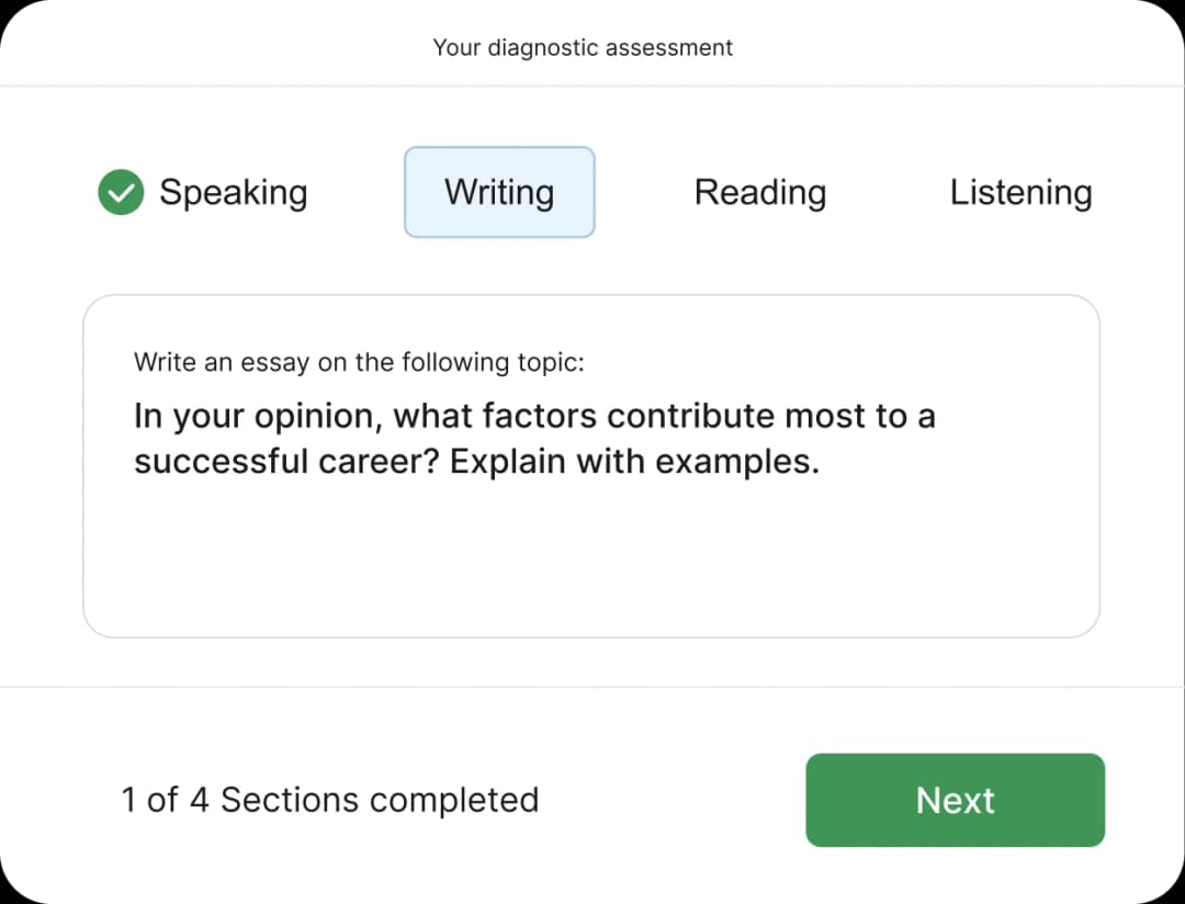 Diagnostic Assessment